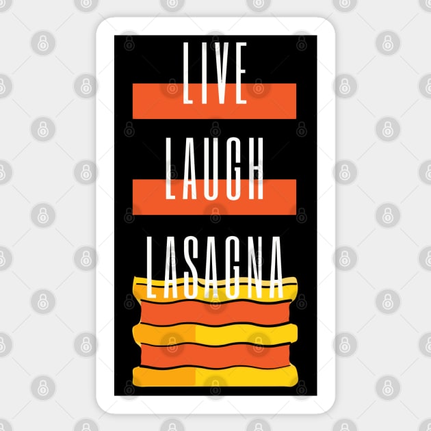 Live Laugh Lasagna Sticker by ardp13